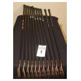 Vintage Ping Zing - Beryllium Cooper (BECu) - Eye 2 Irons 1-9  - Wedge & Sand   11 Total Clubs - Left