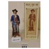 Vintage McCormick Limited Edition "Gunfighter Series" Porcelain Collector Liquor Decanter - Billy The Kid 1859-1881 - In original Box