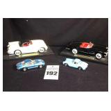 4 Chevrolet Die Cast Collector Cars: Black 