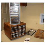 2 CD Holders: Metal & double side rotating wood holderwith variety of CDs included - ( 2 sets;  Johnny Cash/George Strait) Roy Rogers, Elton John, Rock & Roll, Eric Clapton, Christian, Rod Steward, Go