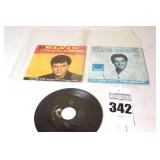 2 Vintage Elvis Presley 45s in original sleeves ("Don