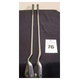 2 Vintage Golden Touch Jerry Barber Clubs Sand Wedge & Pitching Wedge - Both Left