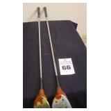 2 Persimmon Drivers: Chattanooga #P612-300 Shaft -& Powerbait Citation Persimmon Driver - Both are Left