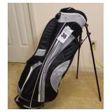 Vintage Carry Light LSX  - Silver & Black -Retractable legs - 5 way divide - Multi pocket