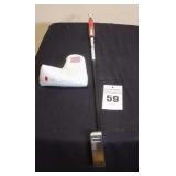 Vintage SeeMore M2 - Putter with Super Stroke Fatso Handle (some Wear) Head Cover - Left