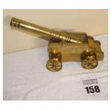 Vintage Solid Brass Cannon