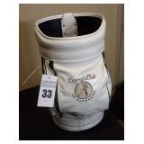 Vintage Mini/Staff Version of Ping Golf Bag - Black & White Legends Club of Tenn on front
