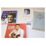 2 Coffee Table Books about Elvis Presley, Collector copy of His Las Will & Testament in Protective sleeve etc.