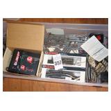 Tub of Variety of Lionel Train Tracks with Transformers (more than one) With additional Mini tracks in box