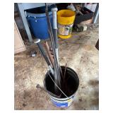 Bats, Large Drill Bit and Metal