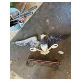 Vintage Metal Eagle and a Shelf