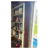 Salvage Lot - Garage Green Shelving Unit - Buyer Must Take All, Being Boxes