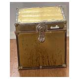 16” Square Metal Trunk