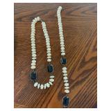 Pearl and Onyx Necklace