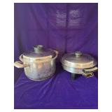 Electric Frying Pan and Large Pot