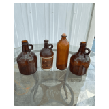 3 Jugs and a Pyrex Bottle