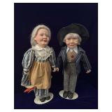 Ashley Belle Porcelain Bisque Dolls 'Rose and Paul'