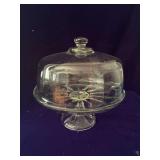 11” Pedestal  Covered Cake Plate