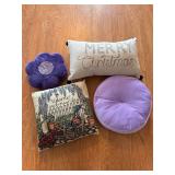 4 Throw Pillows