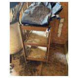 Wood Table with Tarp