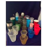 Assorted Plastic Glasses