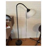 Floor Lamp with Plastic Shade