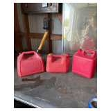 2-1 Gallon Gas Cans and 1.5 Gallon Gas Can