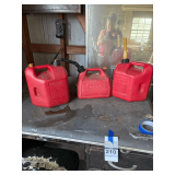 1.5 Gallon Gas Can and 2-2 Gallon Gas Cans