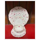 Service for 4 - Winterling-Bavaria Company in the Heritage (Rosebuds) Pattern