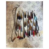 Assorted Screwdrivers, Nips and Chains
