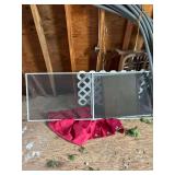 Salvage Lot - Twin Bed with Springs, Lattice, Screens  and More (Garage Attic) Must Take All