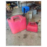 5 Gallon and 1.5 Gallon Gas Cans