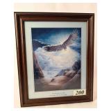Soaring Eagle Spread Wings Print by Unknown Artist