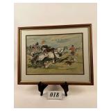 Masters Horse Original Painting by Huskinson