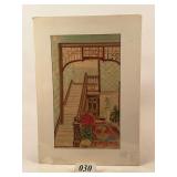 Victorian Entyr Painting by Unknown Artist