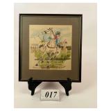 Here Comes the Favorite Original Painting by Huskinson