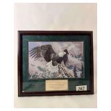 Isaiah 40:28 Winged Spread Print by P. Forrest