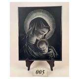 Mary and Jesus Original Painting by D.R. Robles