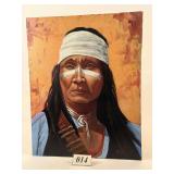 Indian Original Painting by Jester