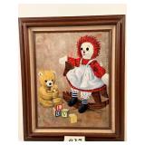Doll Clown Original Painting by K-Wans Valley