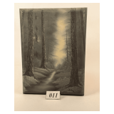 Pine Forest Original Painting by Jester