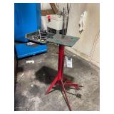 Metal Component Stand with Assorted Parts