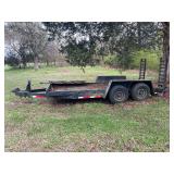 Dual Axle Utility Trailer with Loading Ramps
