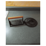 Cast Iron Lid and Bacon Press