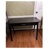 Black Table with Drawer - 42”Wx20”Dx30.5”H