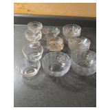 Assorted Dishes, 6 Anchor Hocking Berry Bowls,
