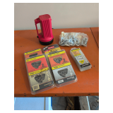 Flashlight, Saw Chains, Eye Bolts
