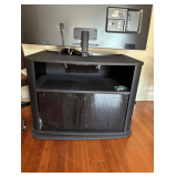 Black TV Stand - 36”Wx23.5”Dx26.5”H