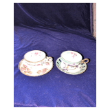 2 Sets Cups and Saucers