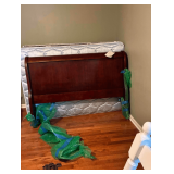 Queen Size Sleigh Bed Cherry Finish - Ashley Furniture